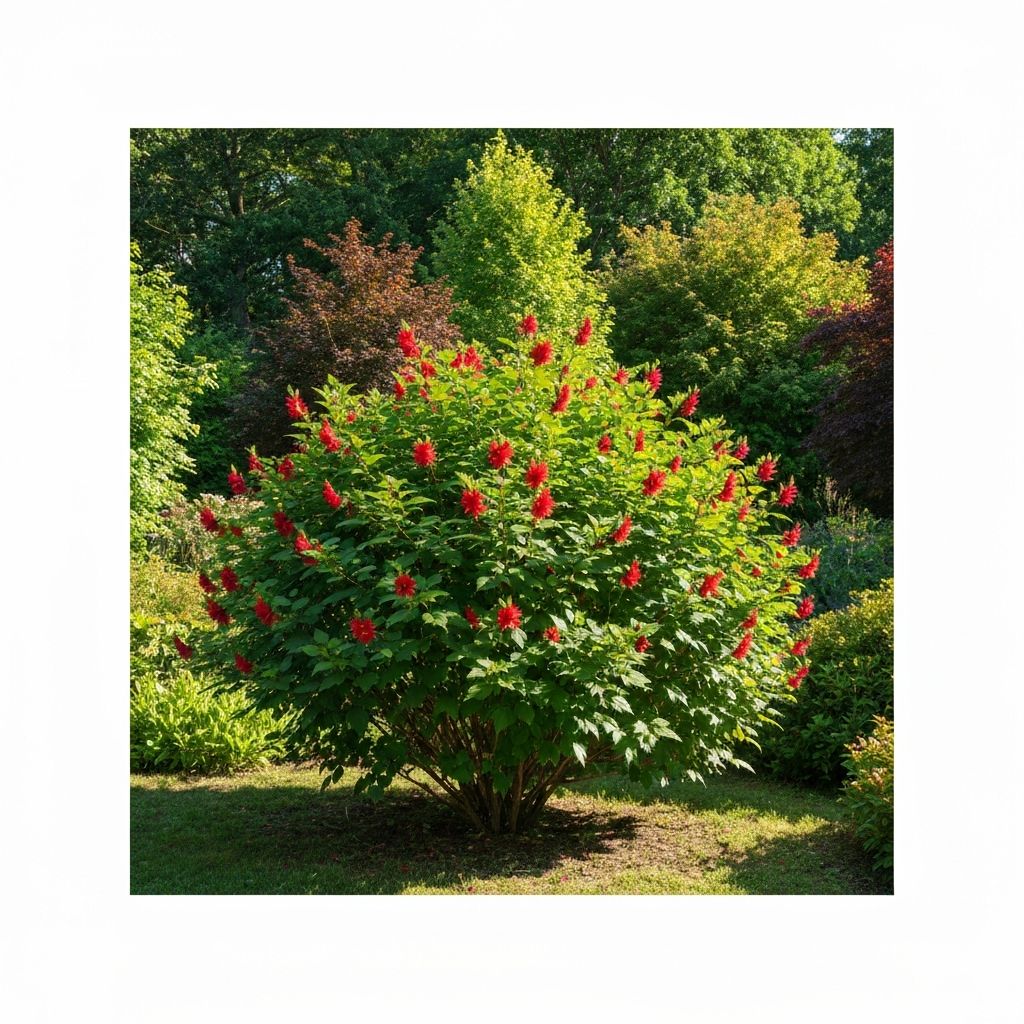 Turk's Cap with red twisted flowers